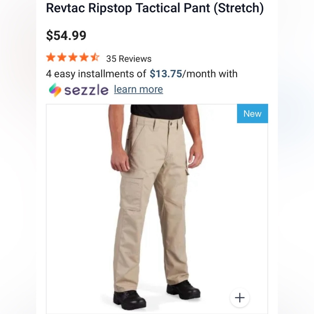 Propper RevTac tactical pants 34x32 NWT 36x30 NWOT-tags removed and washed.
